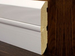 Прямой со вставкой 100*18 мм (Россия). Лиственница.