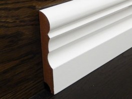 Фигурный из МДФ 100*18 мм (Россия). Длина 2,4 м.