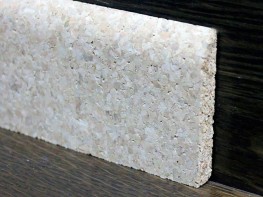 Гибкий пробковый плинтус 60*10 мм. Длина 915 мм.