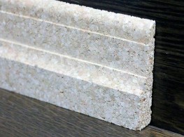 Гибкий пробковый плинтус 60*12 мм. Длина 915 мм.