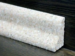 Гибкий пробковый плинтус 40*20 мм. Длина 915 мм.