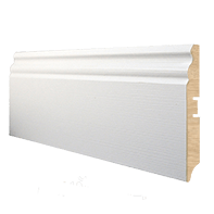 Белый плинтус