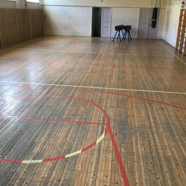 Фото до циклевки шпунтовой доски