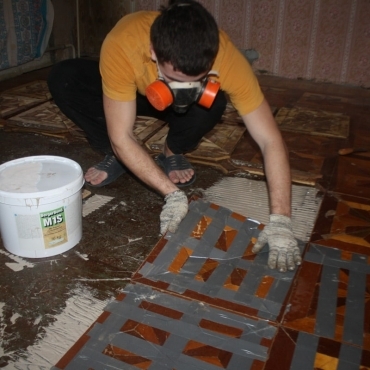 Настил паркета