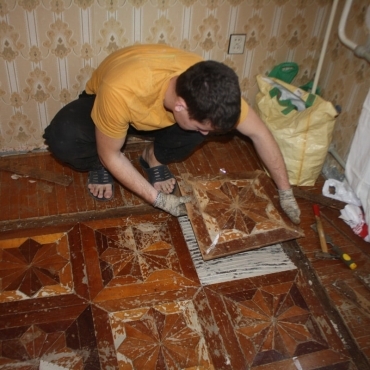 Реставрация напольного покрытия