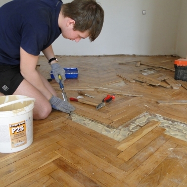 Восстановление напольного покрытия