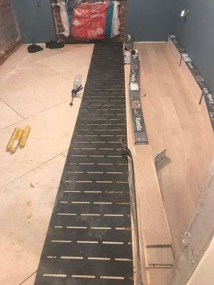 Укладка паркета со звукоизоляцией