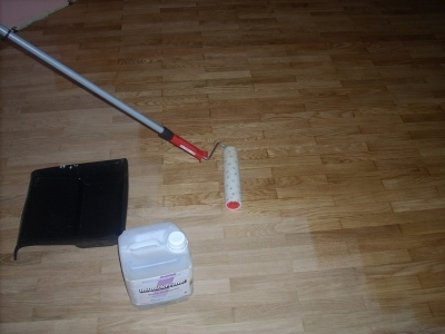 Грунтование паркетного покрытия