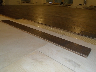 Настил массивной доски