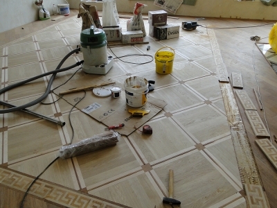 Паркетные работы по укладке художественного паркета