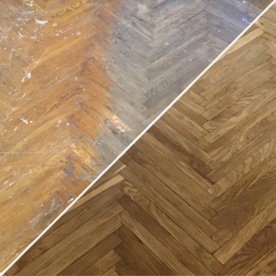 Паркетная работа наших мастеров