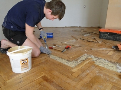 Восстановление паркета после работы горе-мастеров