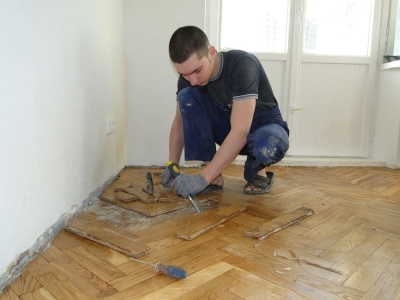 Ремонт паркета после частного мастера