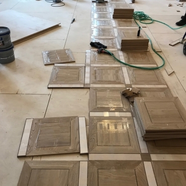 Сборка паркетного пола