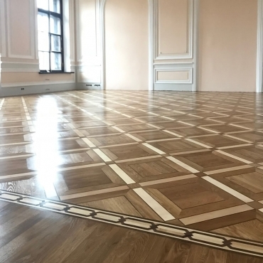 Внешний вид паркетных полов по ул. Гороховая