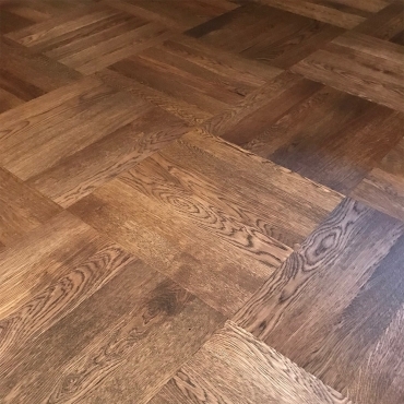 Вид паркета после циклевки